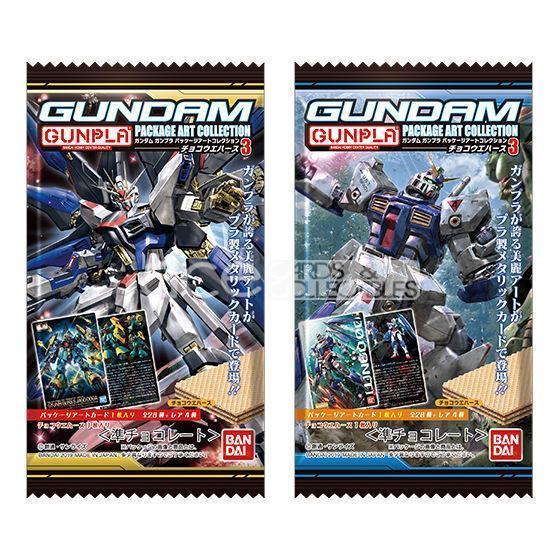 Gundam Gunpla Package Art Collection Vol. 3 Chocolate Wafer-Bandai-Ace Cards &amp; Collectibles