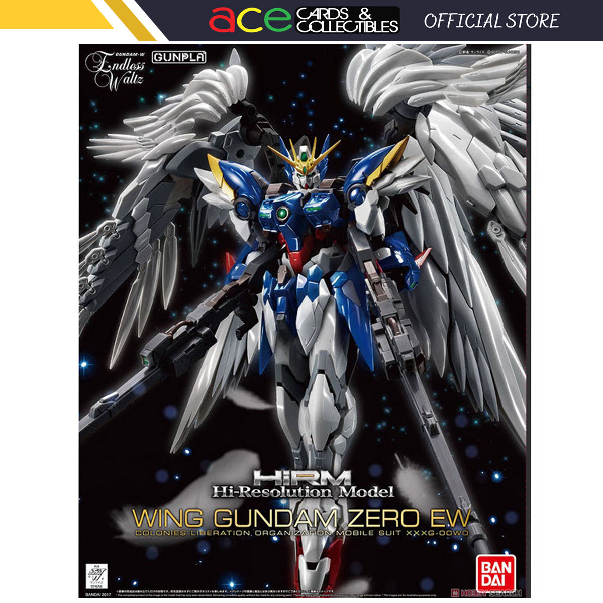 Gunpla 1/100 Hi-Resolution Wing Gundam Zero EW-Bandai-Ace Cards &amp; Collectibles