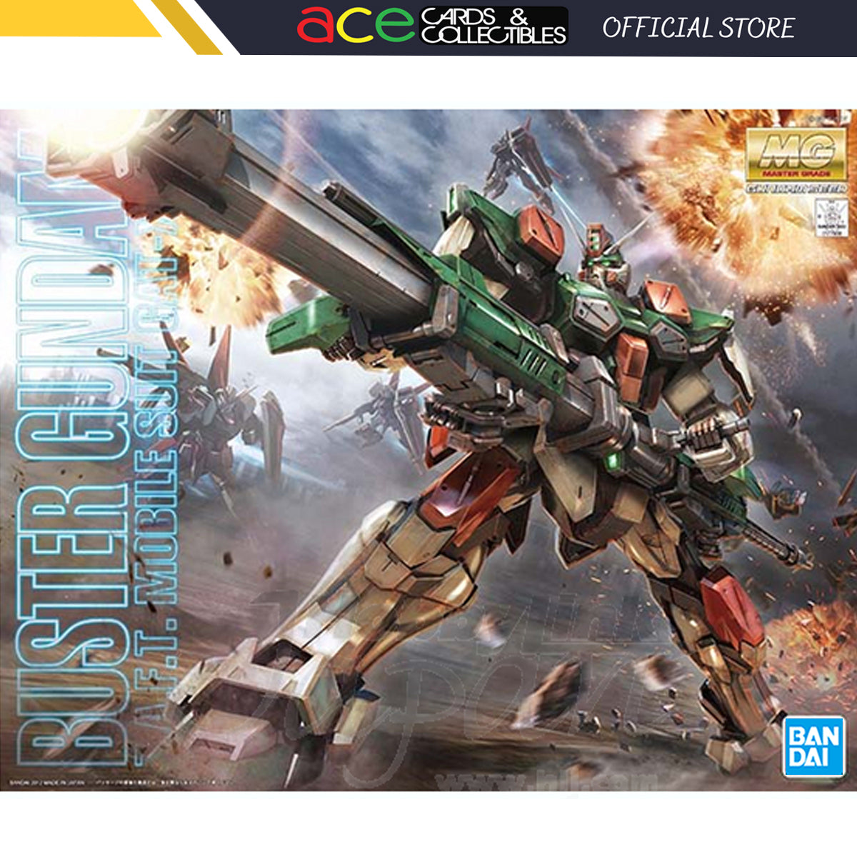 Gunpla 1/100 MG Buster Gundam-Bandai-Ace Cards & Collectibles