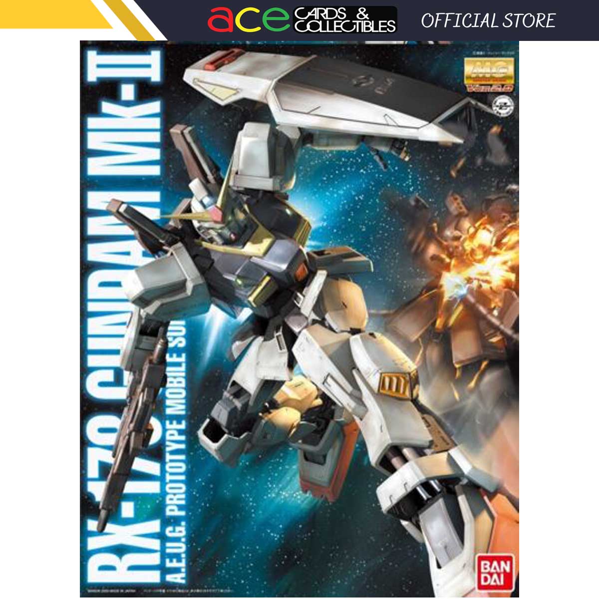 Gunpla 1/100 MG Gundam Mk-II Ver. 2.0 AEUG-Bandai-Ace Cards & Collectibles