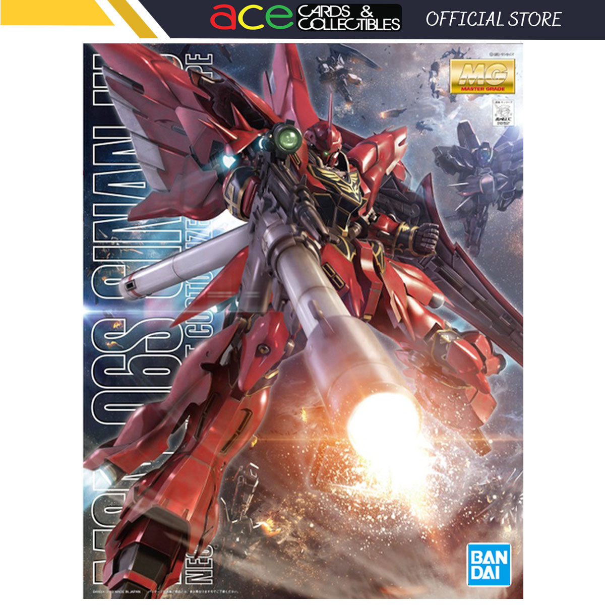 Gunpla 1/100 MG Sinanju-Bandai-Ace Cards & Collectibles