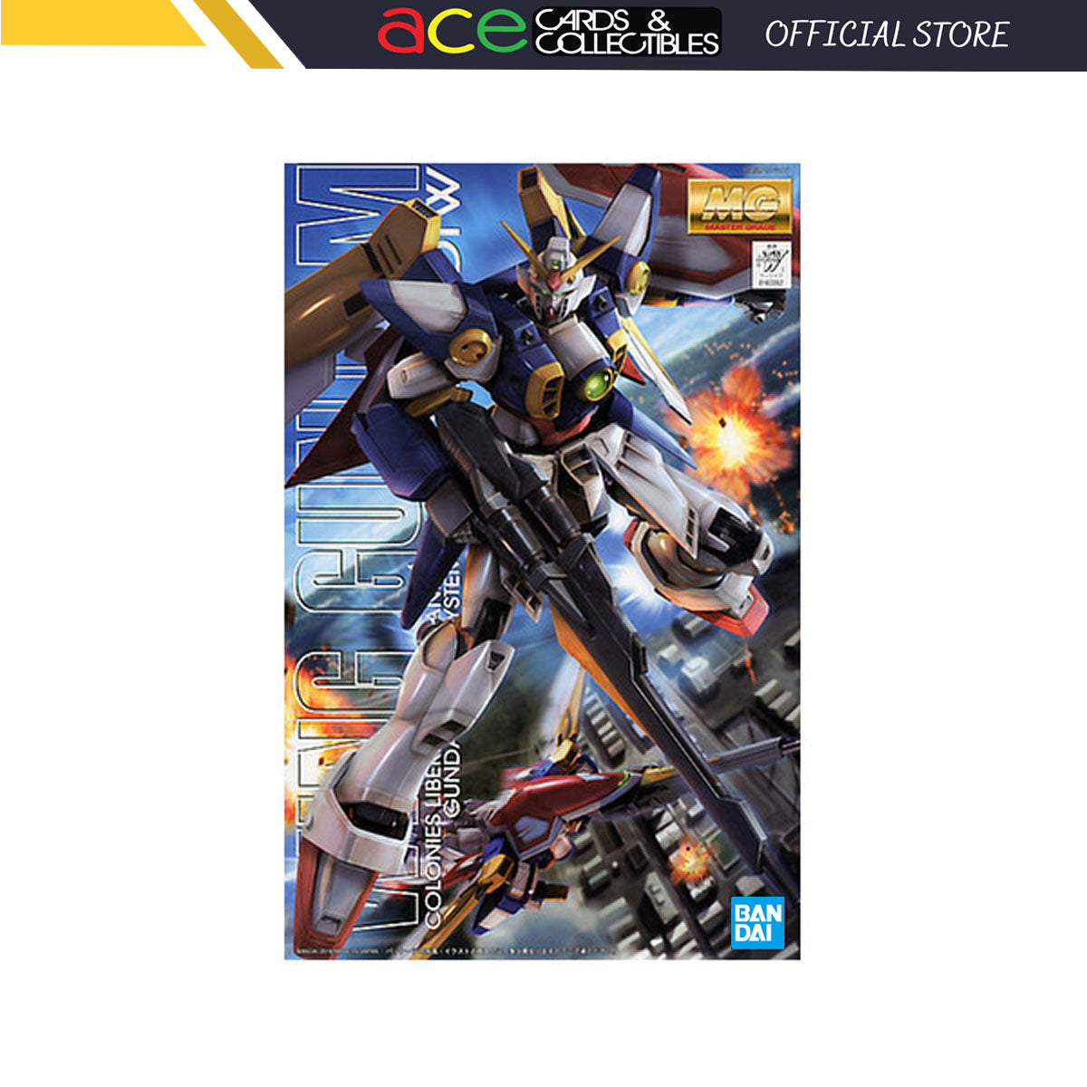 Gunpla 1/100 MG Wing Gundam-Bandai-Ace Cards & Collectibles