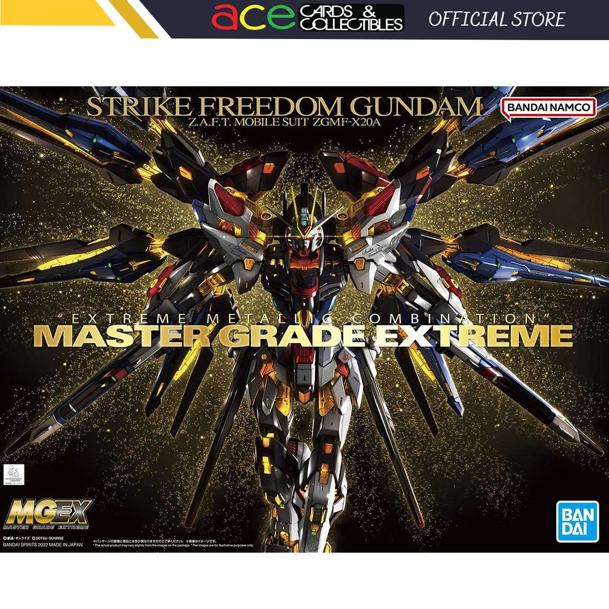 Gunpla 1/100 MGEX Strike Freedom (Gundam Seed Destiny)-Bandai-Ace Cards &amp; Collectibles