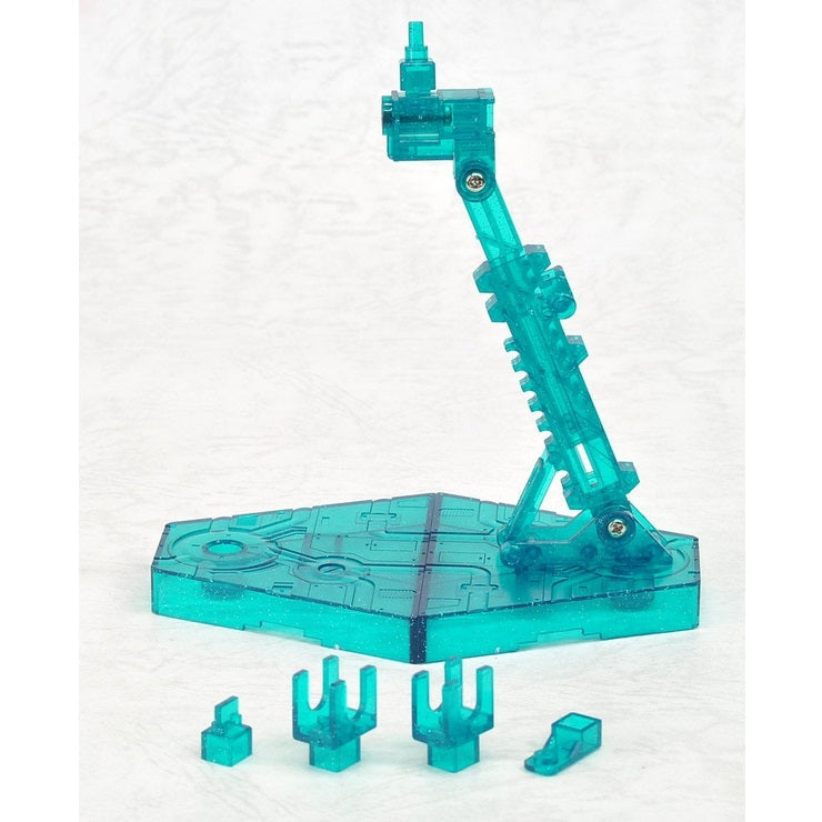 Gunpla Action Base 2 Sparkle Clear Green (Display)-Bandai-Ace Cards & Collectibles