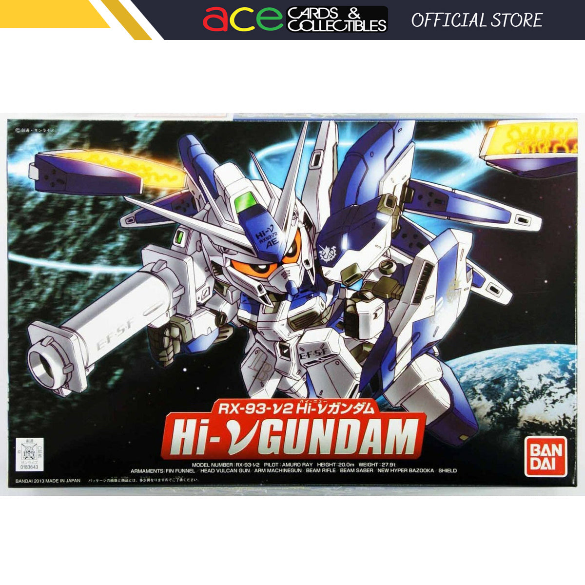 Gunpla BB384 Hi-V Gundam-Bandai-Ace Cards &amp; Collectibles