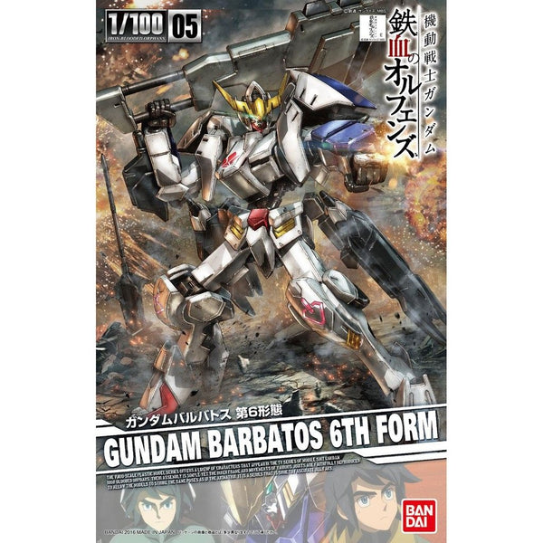 Gunpla Barbatos 6th Form 1/100 Gundam Model Kits-Bandai-Ace Cards & Collectibles