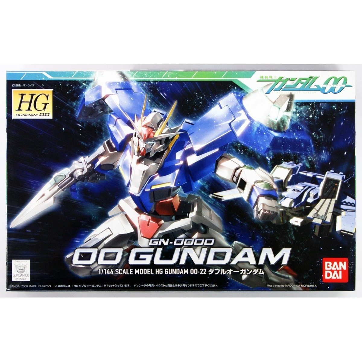 Gunpla HG 1/144 Gundam 00-22-Bandai-Ace Cards &amp; Collectibles