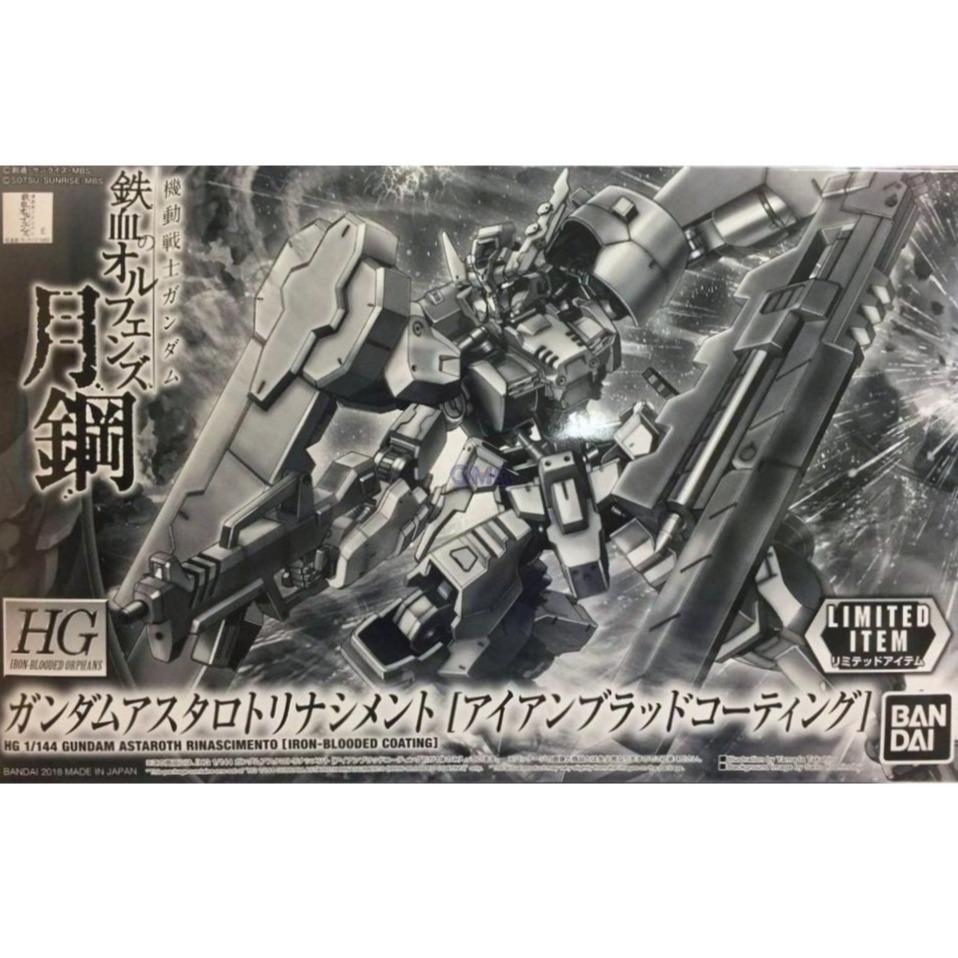 Gunpla HG 1/144 Gundam Astaroth Rinascimento (Iron-Blooded Coating) Limited Item-Bandai-Ace Cards &amp; Collectibles