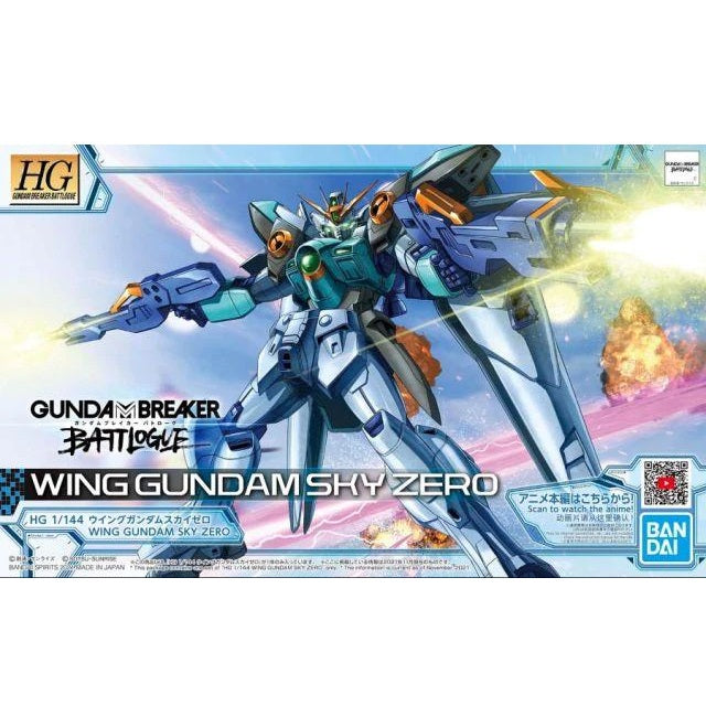 Gunpla HG 1/144 Wing Gundam Sky Zero-Bandai-Ace Cards & Collectibles