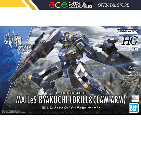 Gunpla HG 1/72 Mailes Byakuchi (Drill & Claw Arm)-Bandai-Ace Cards & Collectibles