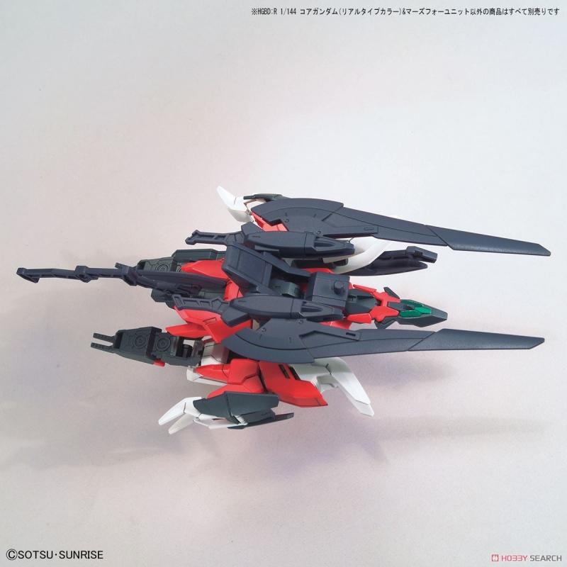 Gunpla HGBD 1/144 Core Gundam (Real Type Color) &amp; Marsfour Unit-Bandai-Ace Cards &amp; Collectibles
