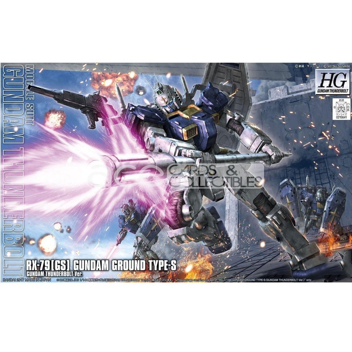 Gunpla HGBD 1/144 RX-79 (GS) Gundam Ground Type S (Gundam Thunderbolt Ver)-Bandai-Ace Cards &amp; Collectibles