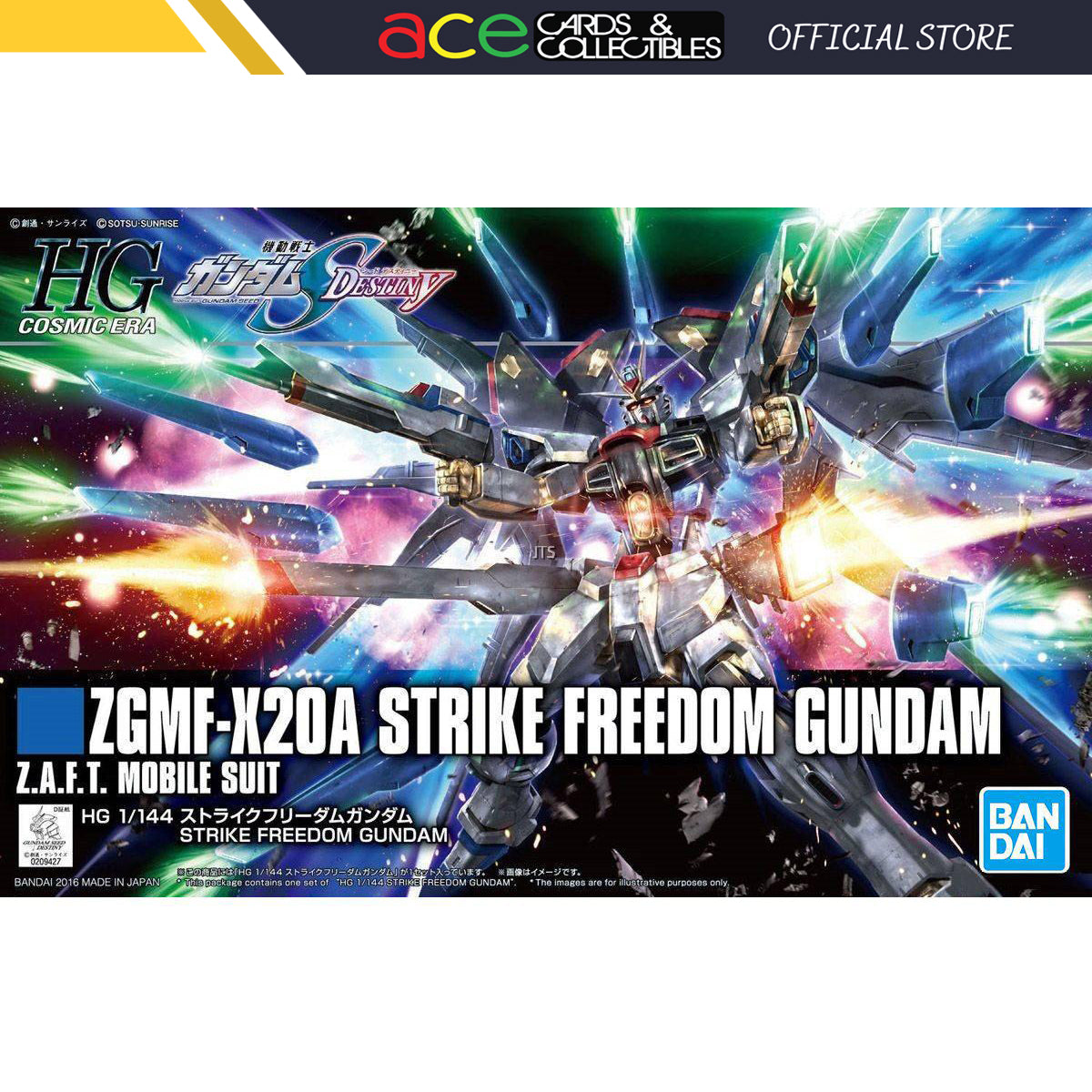 Gunpla HGCE 1/144 Strike Freedom Gundam-Bandai-Ace Cards & Collectibles