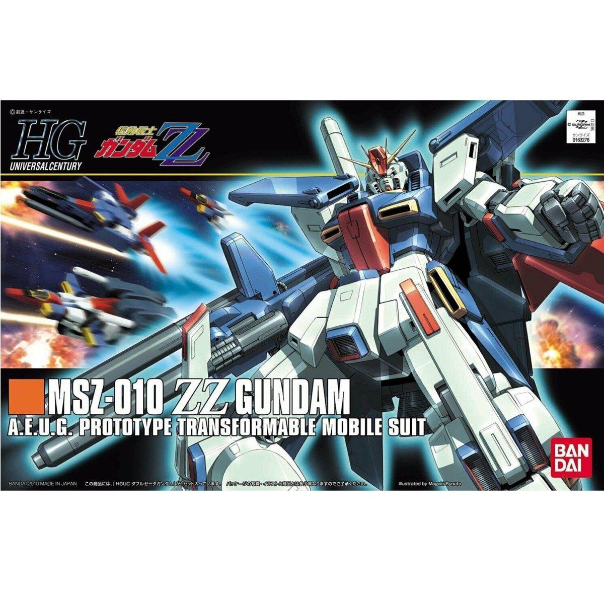 Gunpla HGUC 1/144 MSZ-010 ZZ Gundam-Bandai-Ace Cards & Collectibles