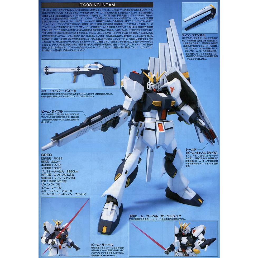 Gunpla HGUC 1/144 V RX-93 Nu Gundam-Bandai-Ace Cards &amp; Collectibles