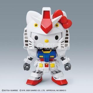 Gunpla Hello Kitty RX-78-2 Gundam [SD EX-Standard]-Bandai-Ace Cards & Collectibles