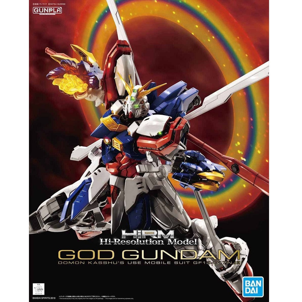 Gunpla High-Resolution Model 1/100 God Gundam-Bandai-Ace Cards & Collectibles