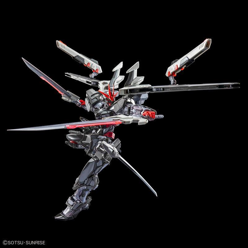 Gunpla High-Resolution Model 1/100 Gundam Astray Noir-Bandai-Ace Cards &amp; Collectibles