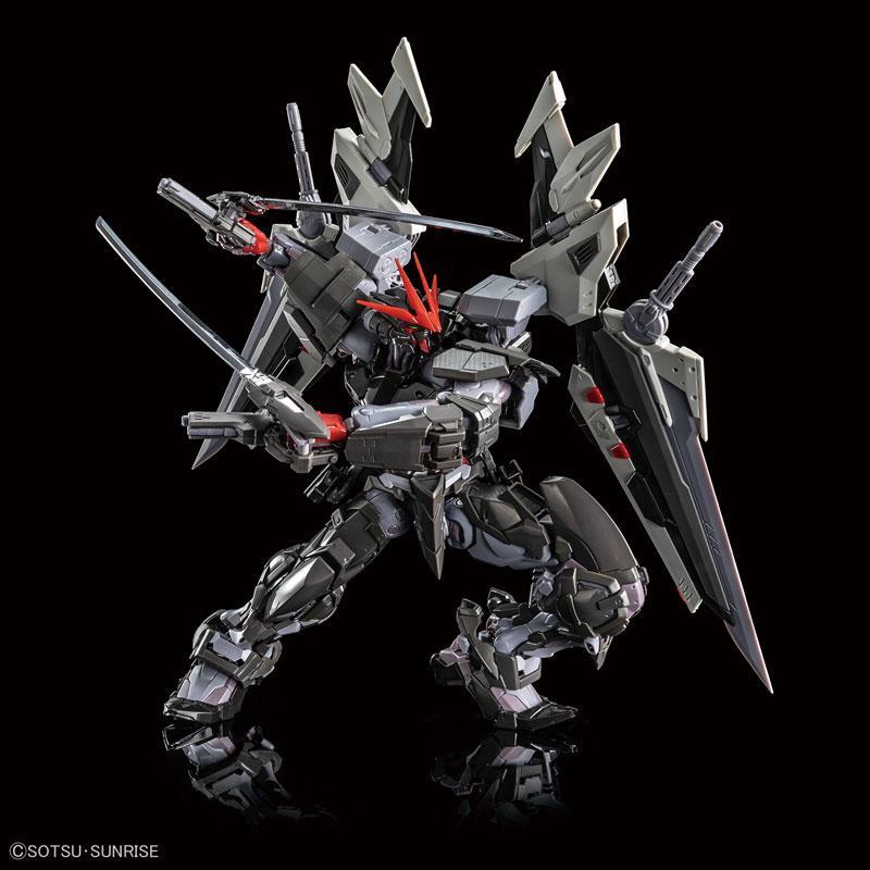 Gunpla High-Resolution Model 1/100 Gundam Astray Noir-Bandai-Ace Cards &amp; Collectibles