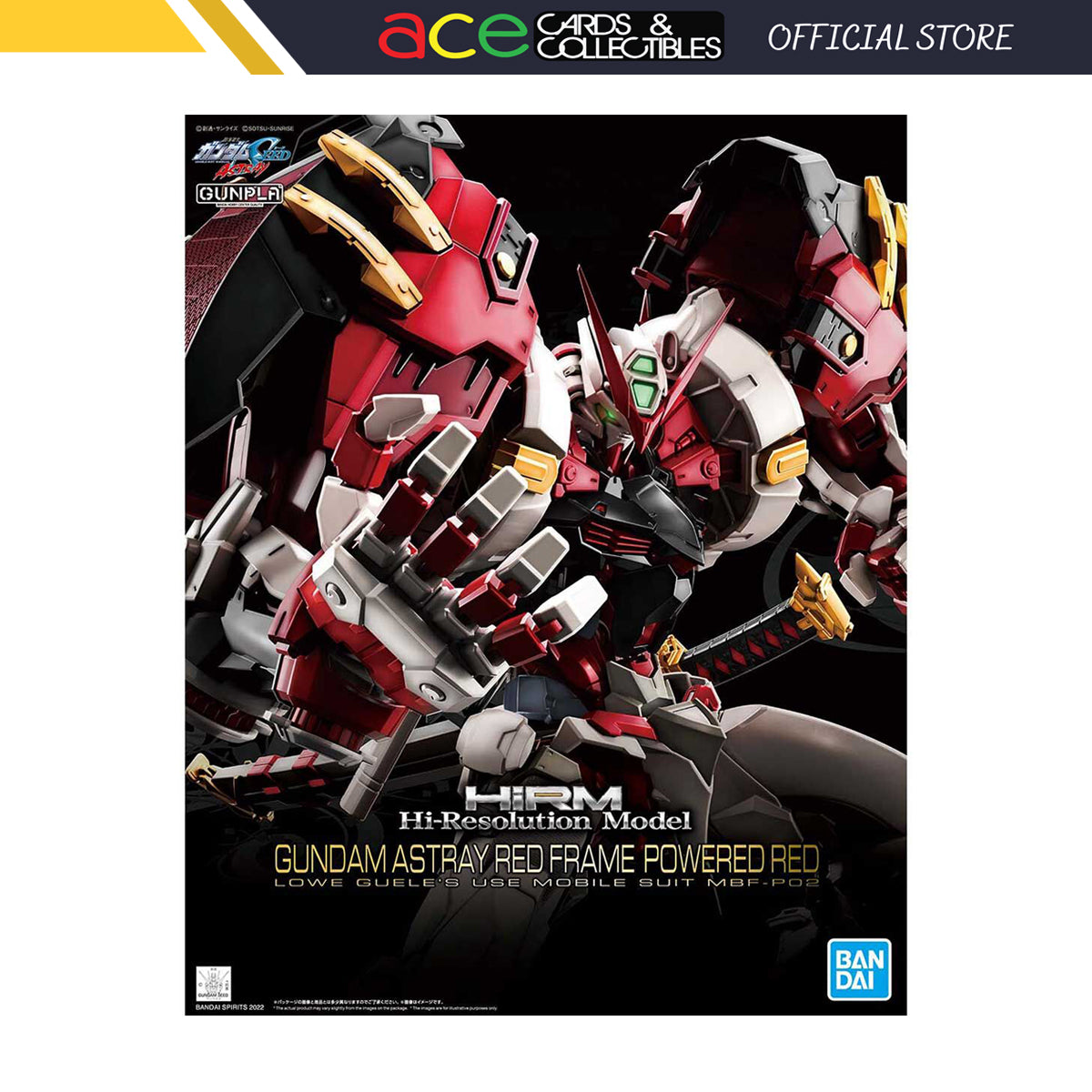 Gunpla High-Resolution Model 1/100 Gundam Astray Red Frame Powered Red-Bandai-Ace Cards & Collectibles