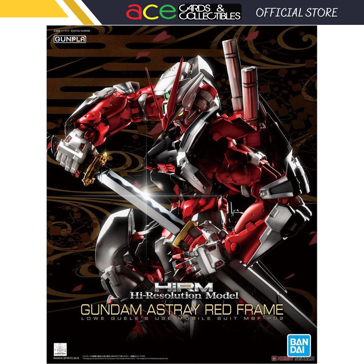 Gunpla High-Resolution Model 1/100 Gundam Astray Red Frame-Bandai-Ace Cards & Collectibles
