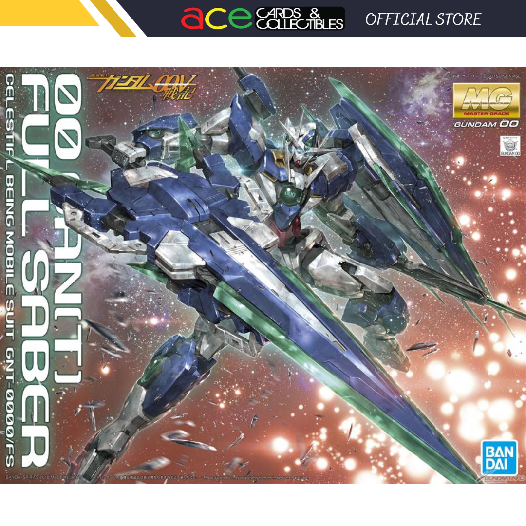 Gunpla MG 1/100 00 Qan (T) Full Saber-Bandai-Ace Cards & Collectibles