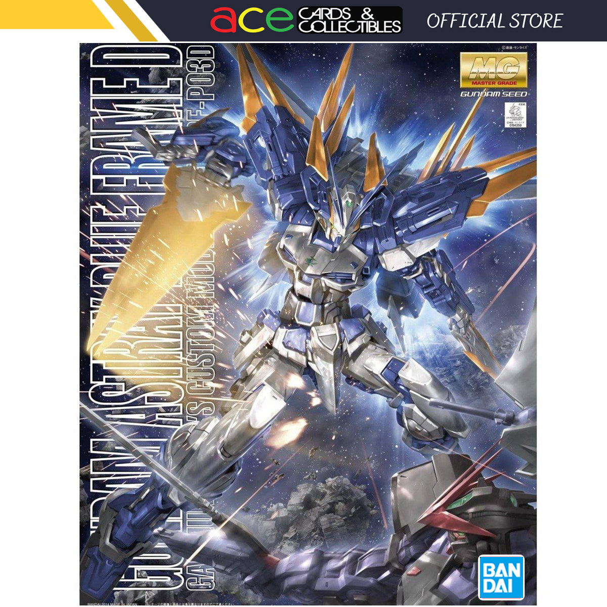 Gunpla MG 1/100 Gundam Astray Blue Frame D Gundam Seed-Bandai-Ace Cards & Collectibles