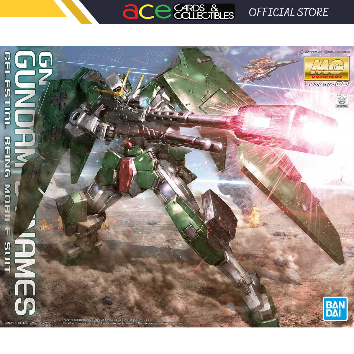 Gunpla MG 1/100 Gundam Dynames-Bandai-Ace Cards & Collectibles
