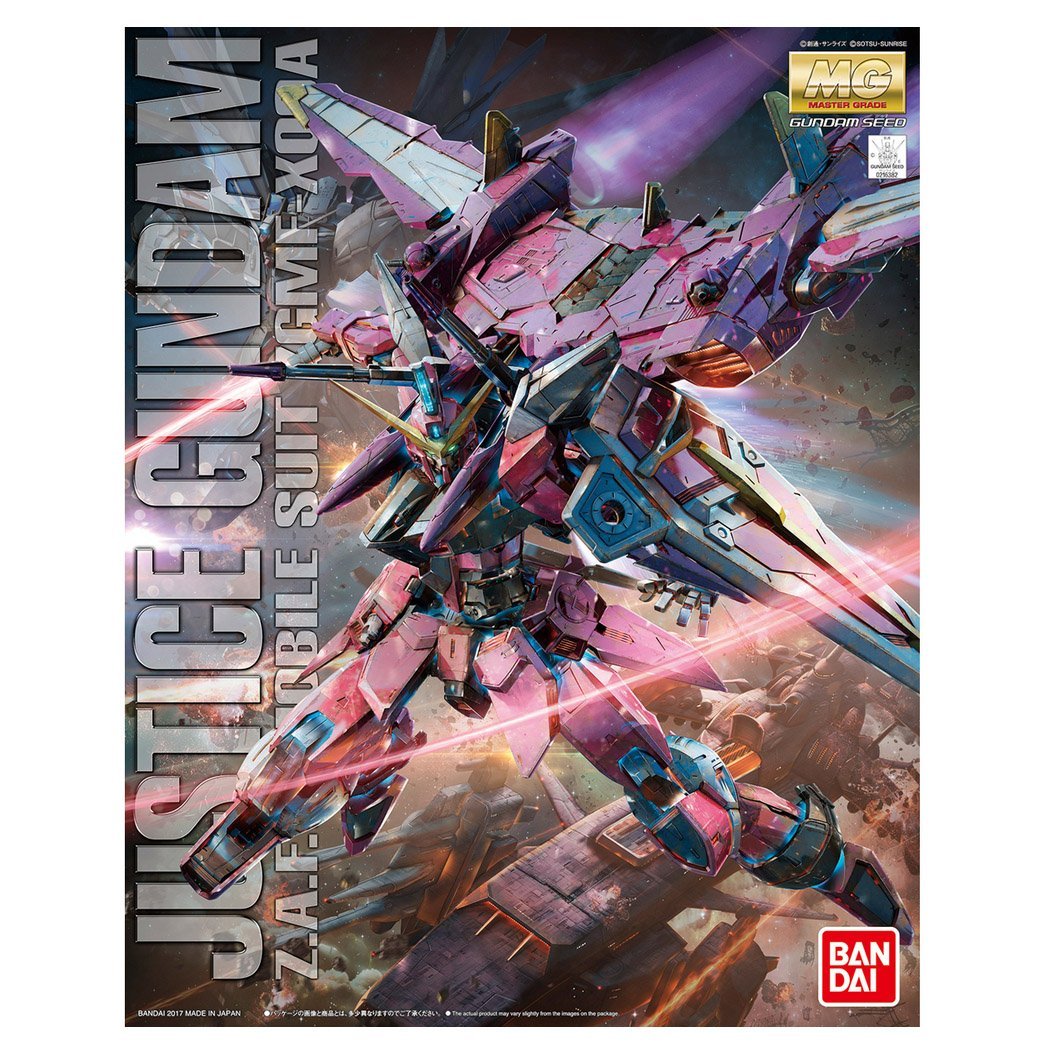 Gunpla MG 1/100 Justice Gundam-Bandai-Ace Cards & Collectibles