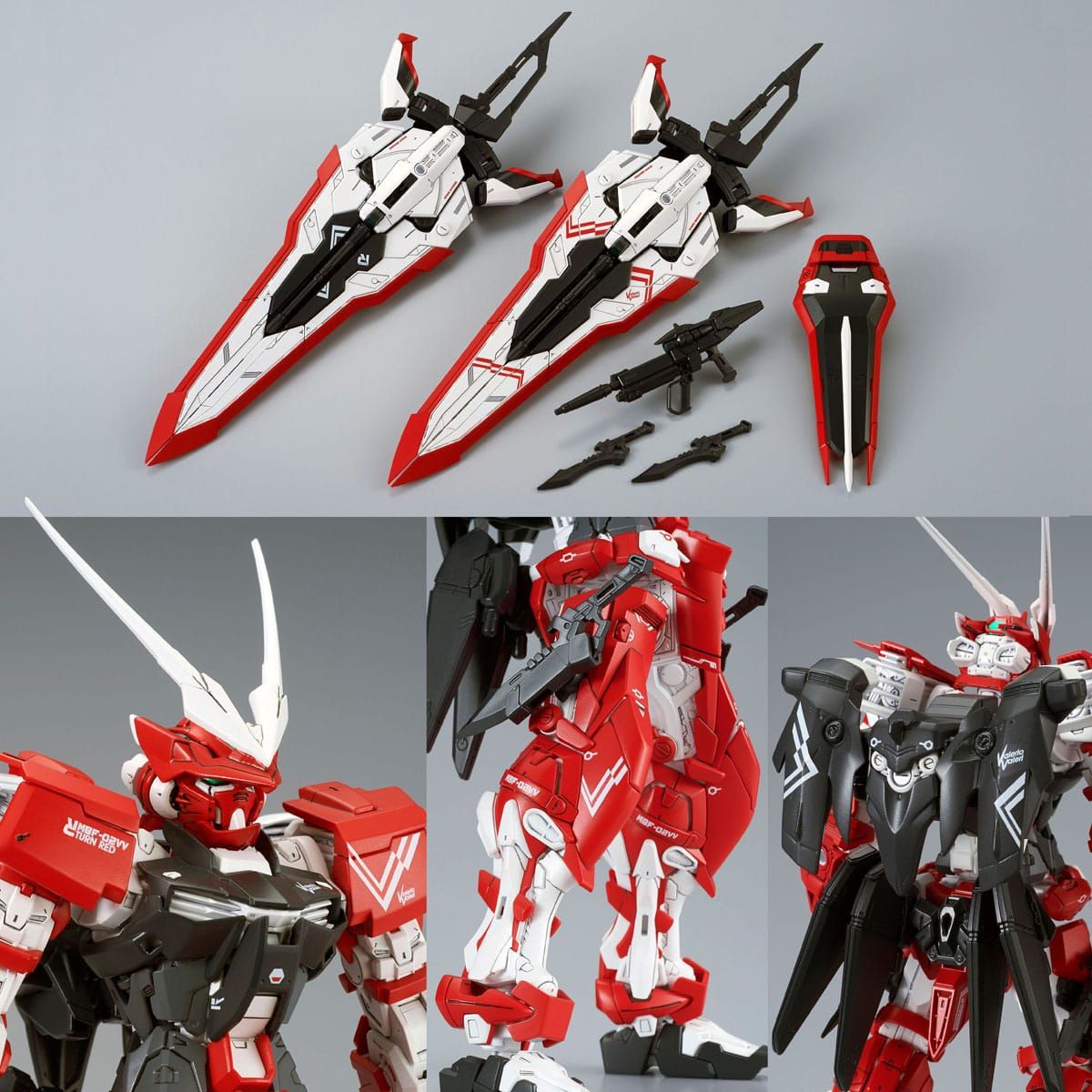 Gunpla MG 1/100 MF-02VV Gundam Astray Turn Red-Bandai-Ace Cards &amp; Collectibles