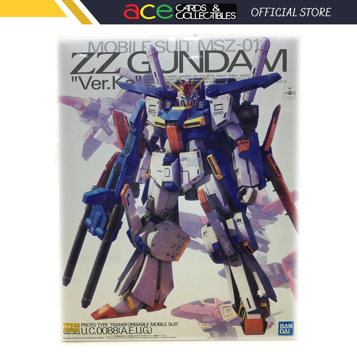 Gunpla MG 1/100 MSZ-010 ZZ Gundam Ver. Ka 2022-Bandai-Ace Cards &amp; Collectibles