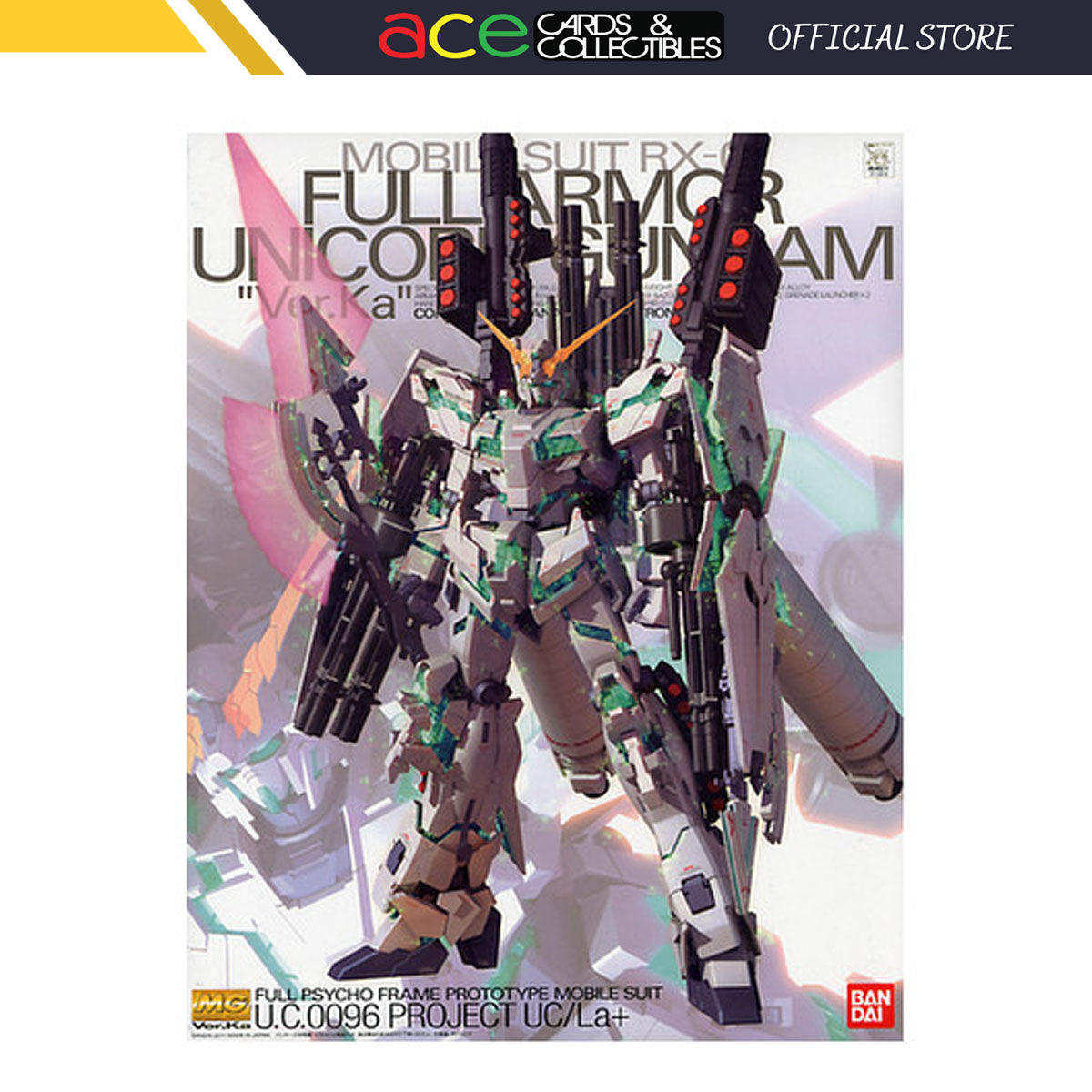 Gunpla MG 1/100 RX-0 Full Armor Unicorn Gundam Ver. Ka (Reissue)-Bandai-Ace Cards &amp; Collectibles