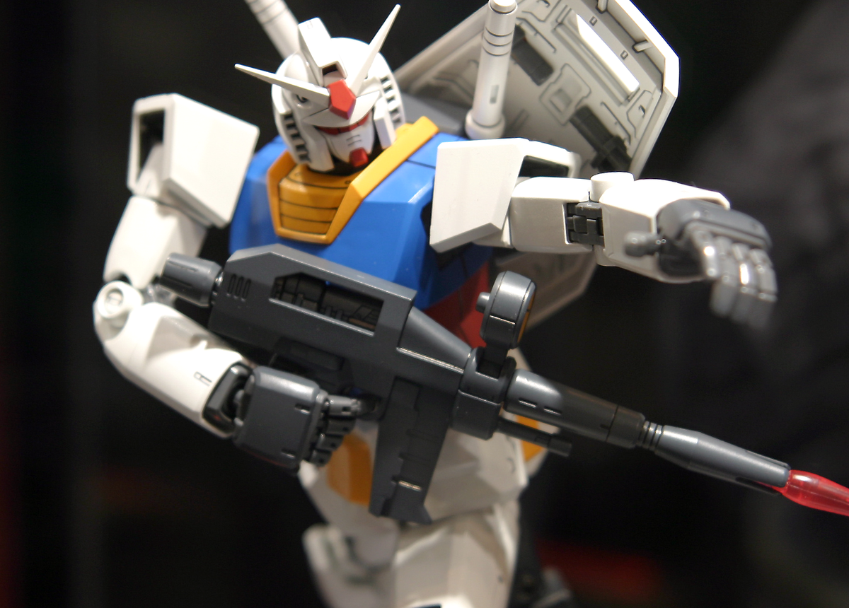 Gunpla MG 1/100 RX-78-2 Gundam Ver.2.0-Bandai-Ace Cards & Collectibles