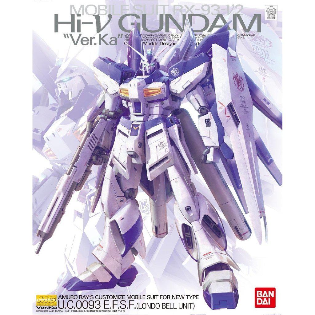 Gunpla MG 1/100 RX-93-V2 Hi-V Gundam Ver. Ka-Bandai-Ace Cards &amp; Collectibles