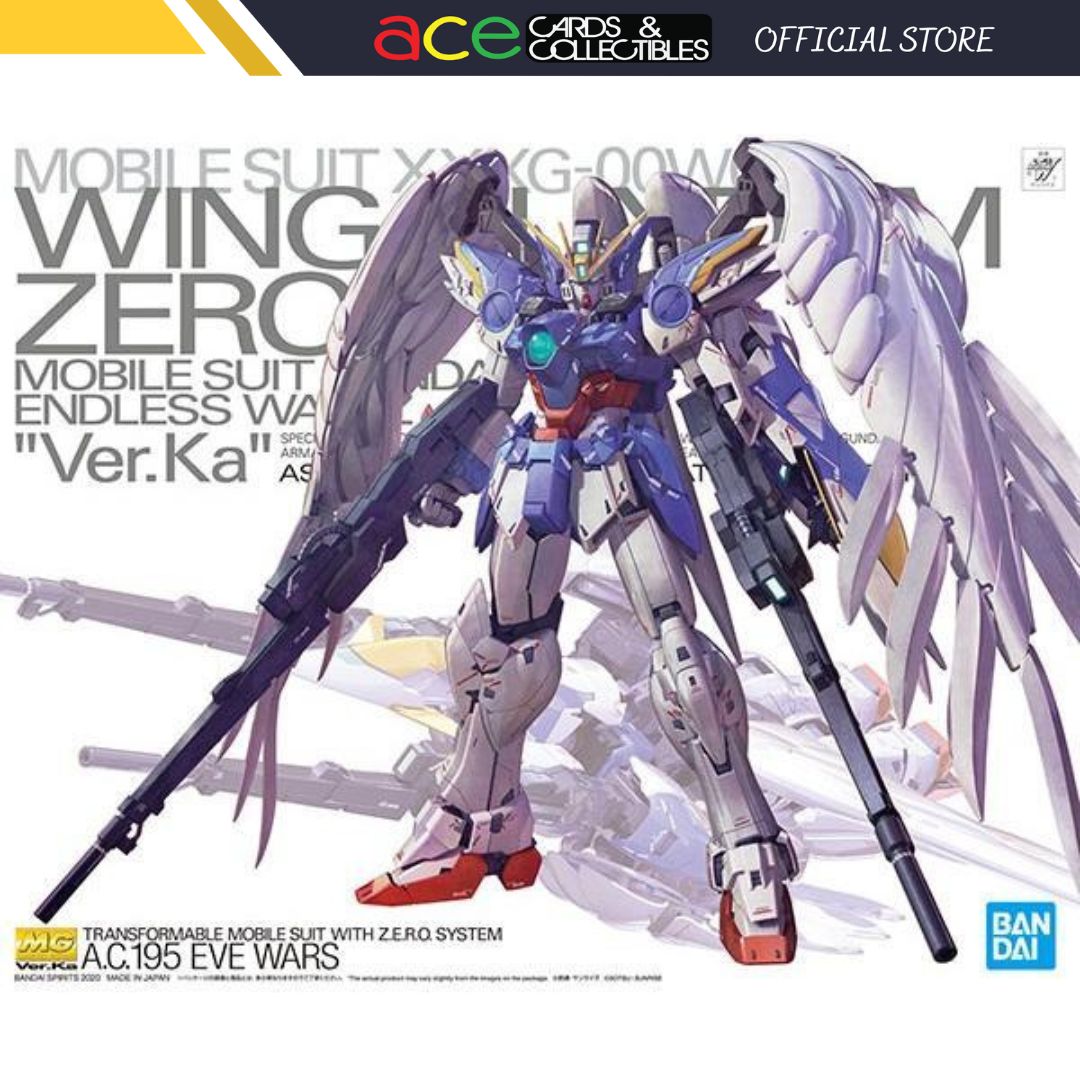 Gunpla MG 1/100 Wing Gundam Zero EW Ver. Ka-Bandai-Ace Cards & Collectibles