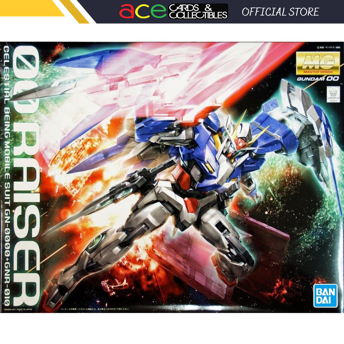 Gunpla MG GN-0000+GNR-010 00 Raiser-Bandai-Ace Cards & Collectibles