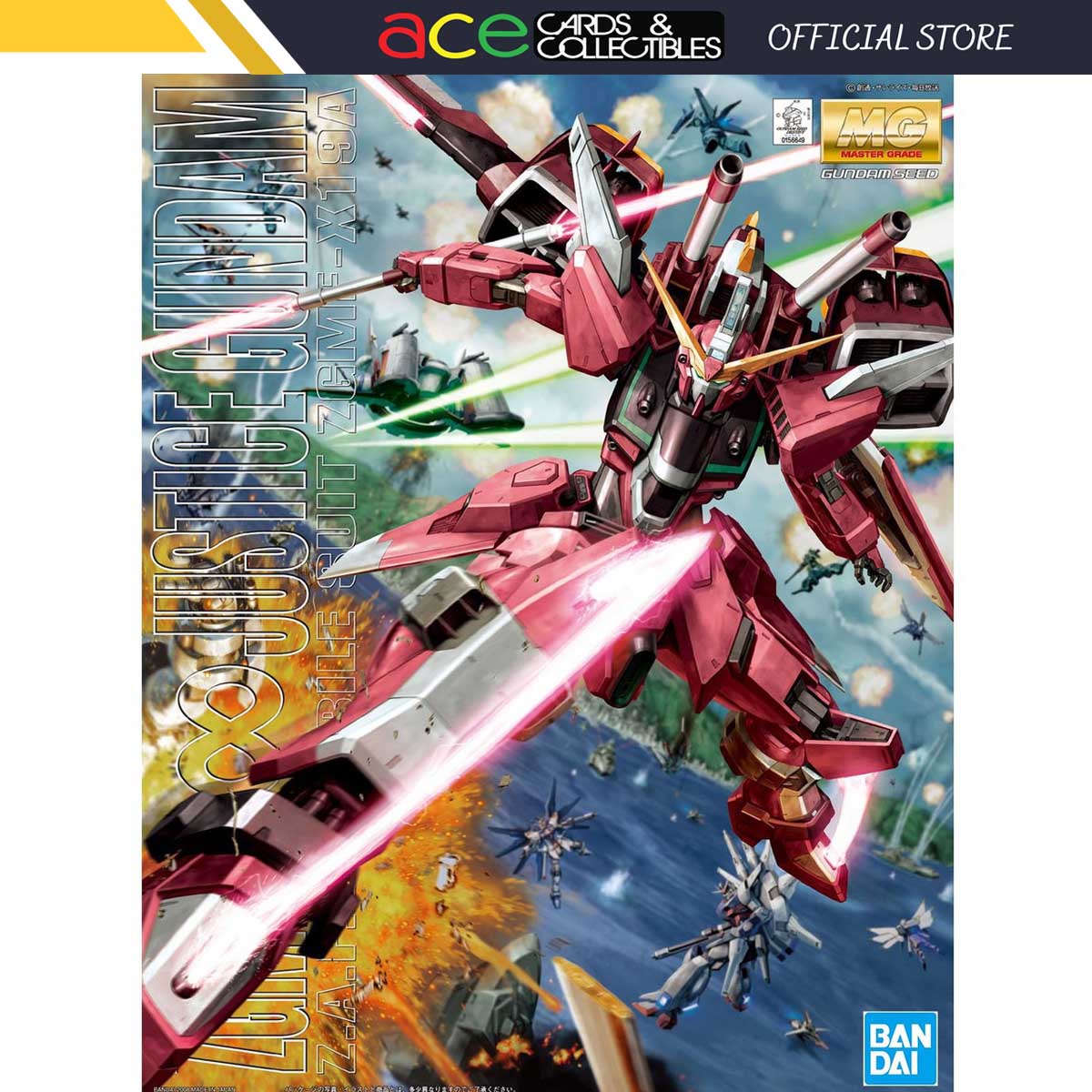 Gunpla MG ZGMF-X19A Infinite Justice Gundam-Bandai-Ace Cards &amp; Collectibles