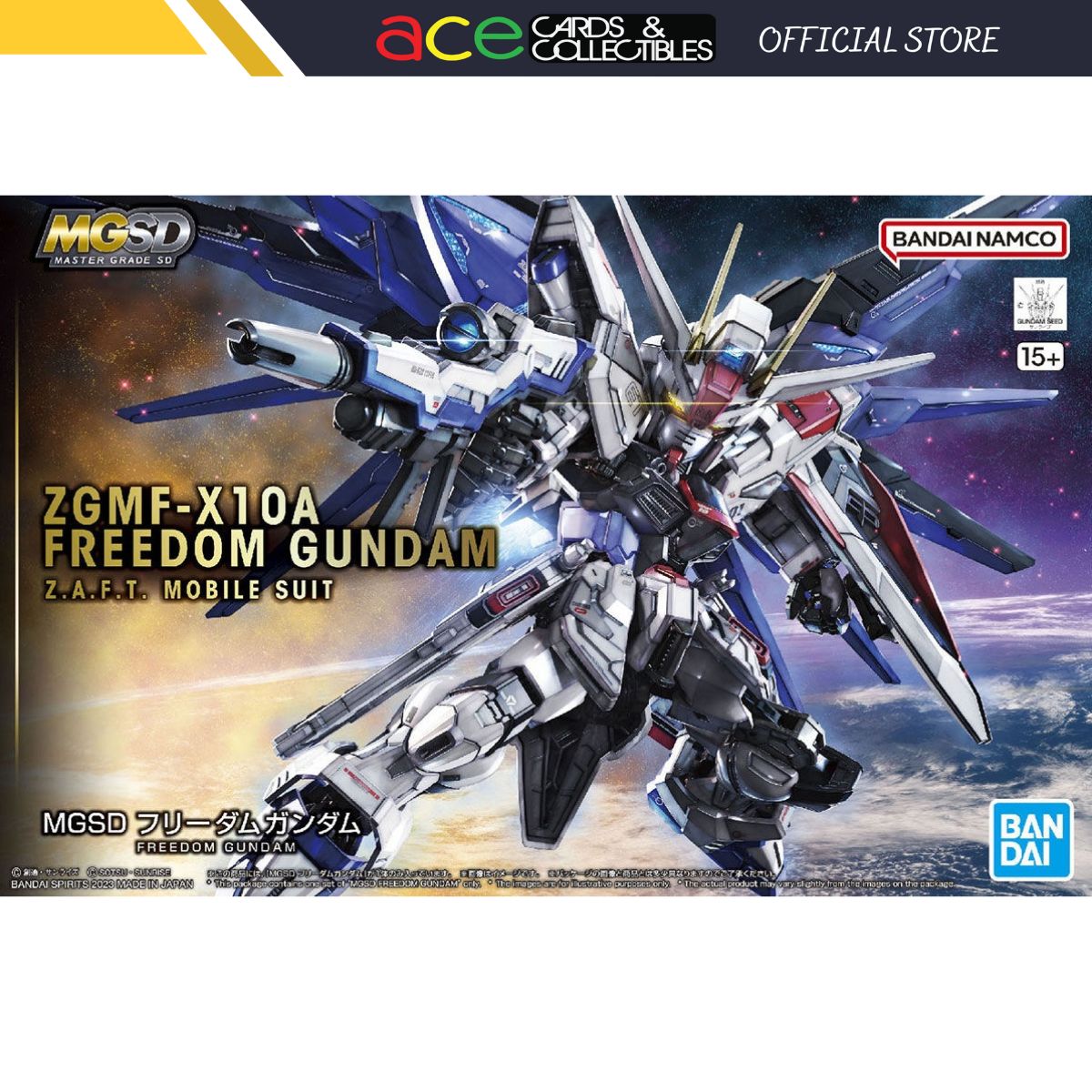 Gunpla MGSD Freedom Gundam-Bandai-Ace Cards &amp; Collectibles