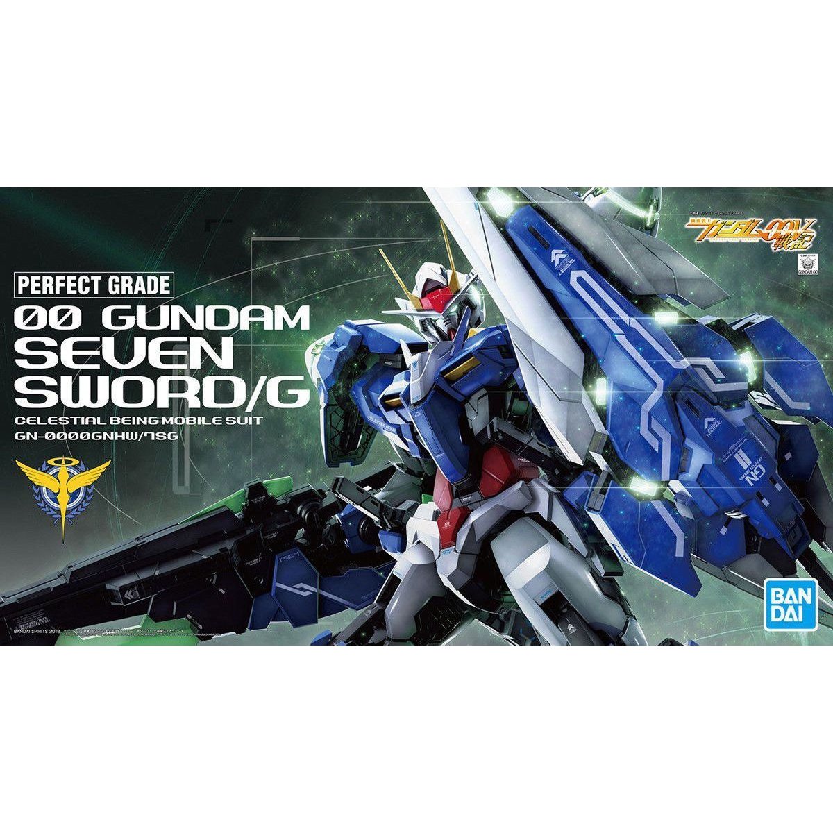 Gunpla PG 1/60 00 Gundam Seven Sword/G-Bandai-Ace Cards & Collectibles