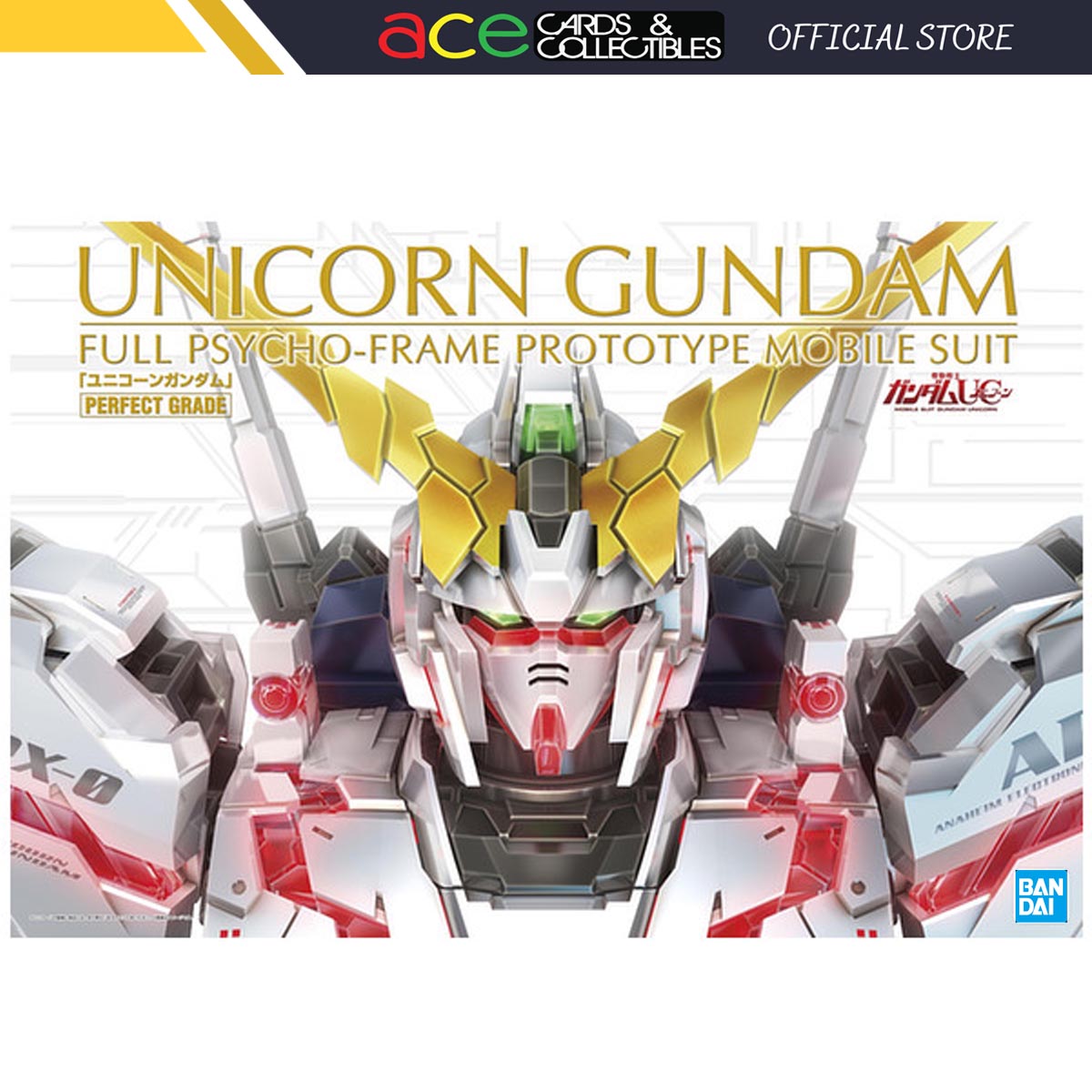 Gunpla PG 1/60 RX-0 Unicorn Gundam-Bandai-Ace Cards & Collectibles