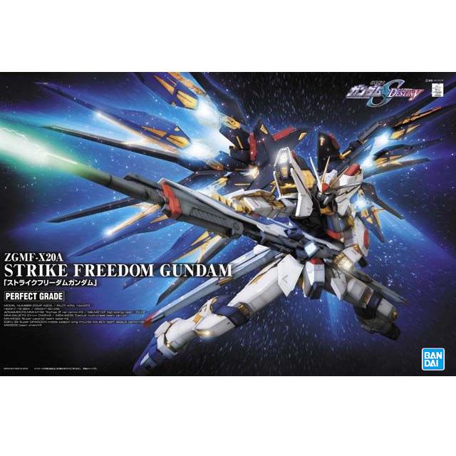 Gunpla PG 1/60 Strike Freedom Gundam Seed Destiny-Bandai-Ace Cards & Collectibles