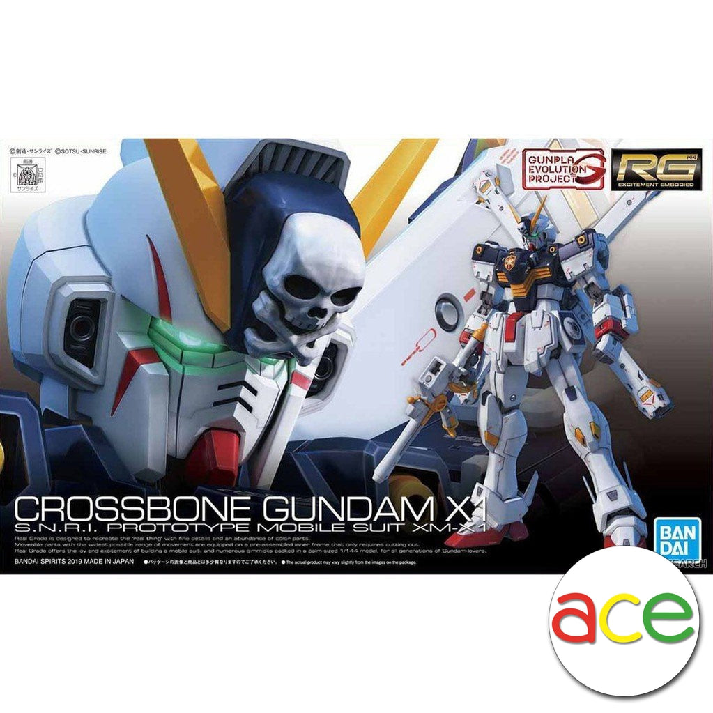 Gunpla RG 1/144 Crossbone Gundam X1-Bandai-Ace Cards & Collectibles