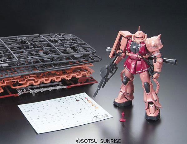 Gunpla RG 1/144 MS-06S Char&#39;s Zaku-Bandai-Ace Cards &amp; Collectibles