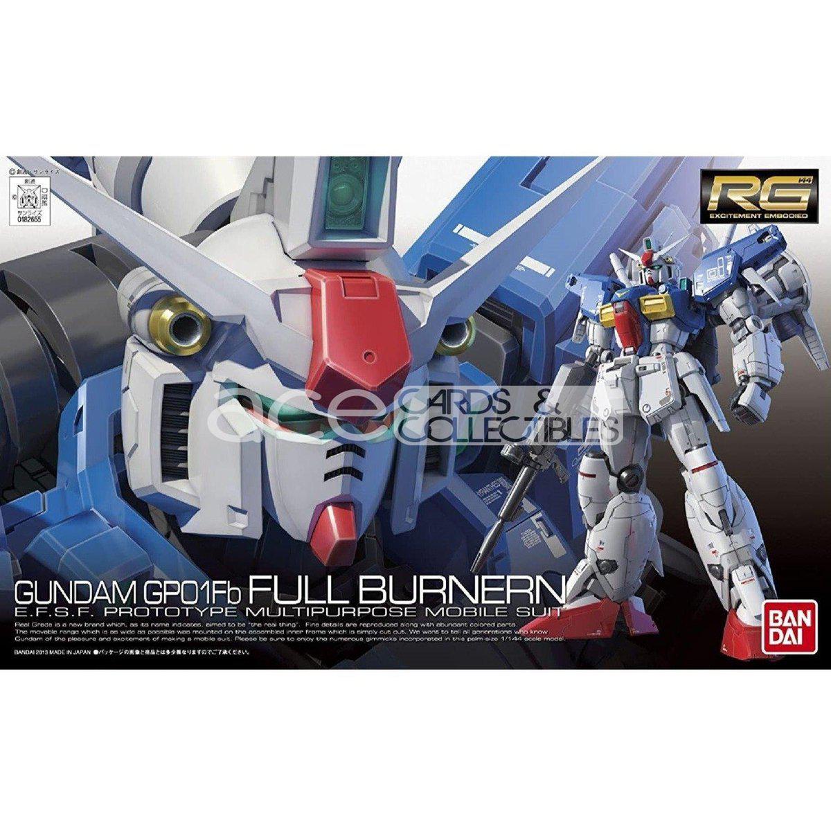 Gunpla RG 1/144 RX-78 GP01-Fb Full Burnern Gundam-Bandai-Ace Cards &amp; Collectibles