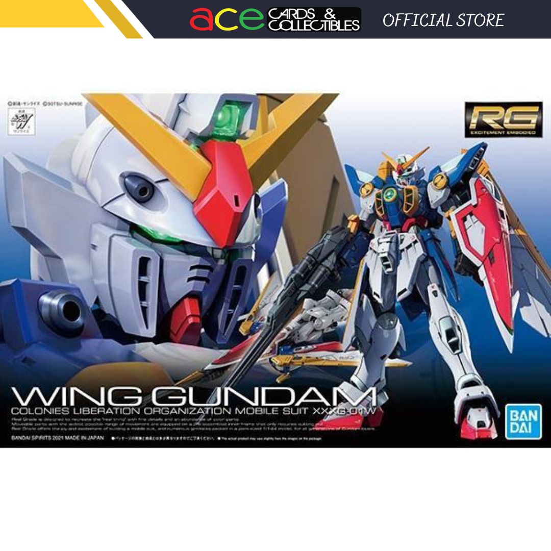 Gunpla RG 1/144 Wing Gundam-Bandai-Ace Cards & Collectibles