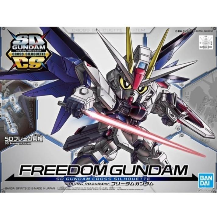 Gunpla SD Gundam Cross Silhouette Freedom Gundam-Bandai-Ace Cards &amp; Collectibles