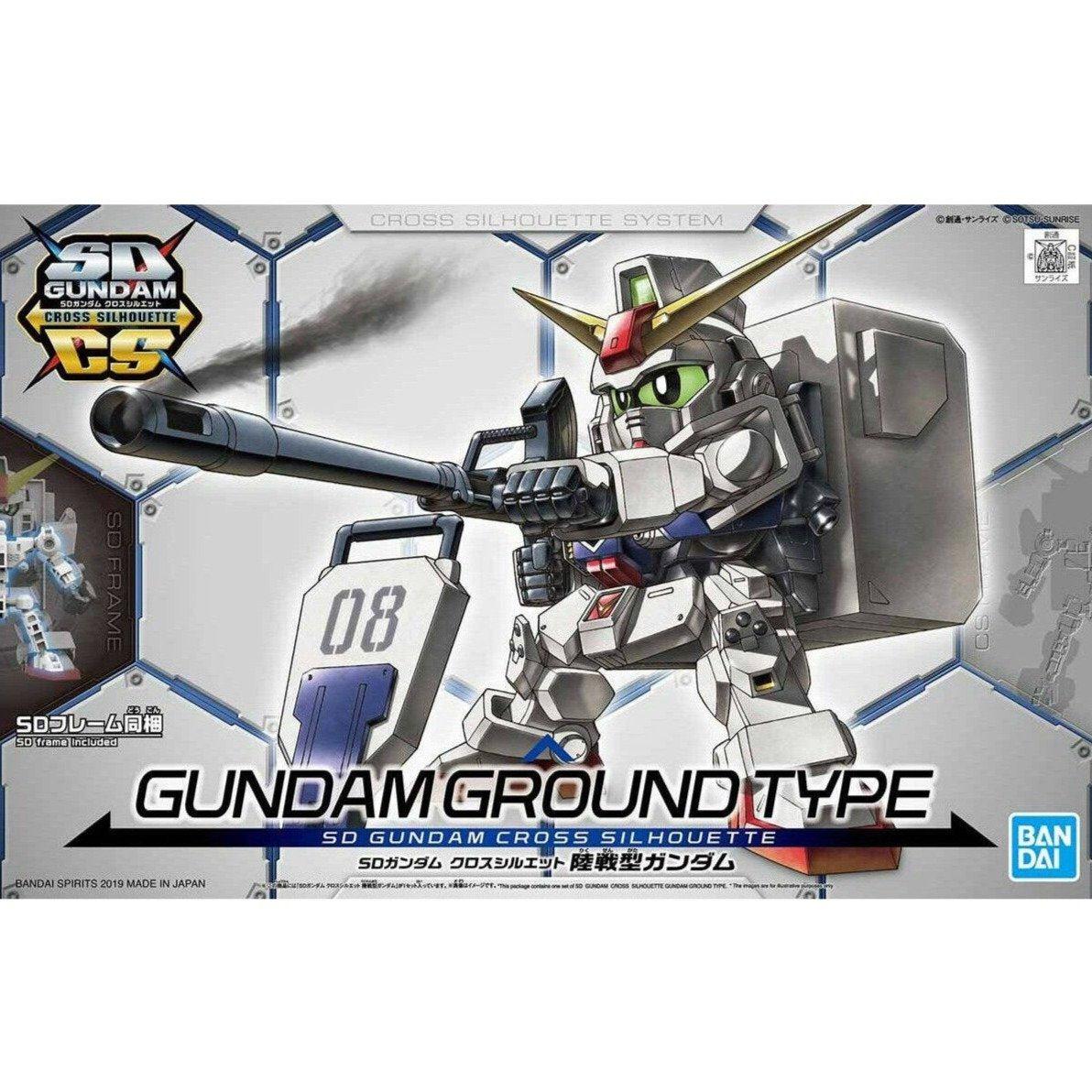 Gunpla SD Gundam Cross Silhouette Gundam Ground Type-Bandai-Ace Cards &amp; Collectibles