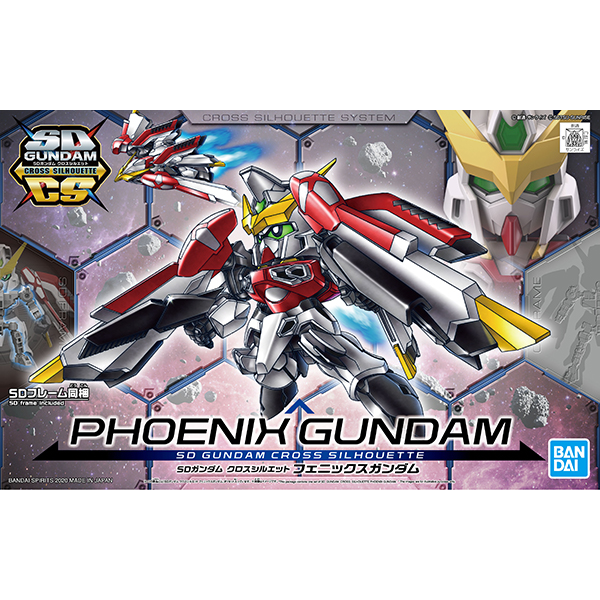 Gunpla SD Gundam Cross Silhouette Phoenix Gundam-Bandai-Ace Cards &amp; Collectibles