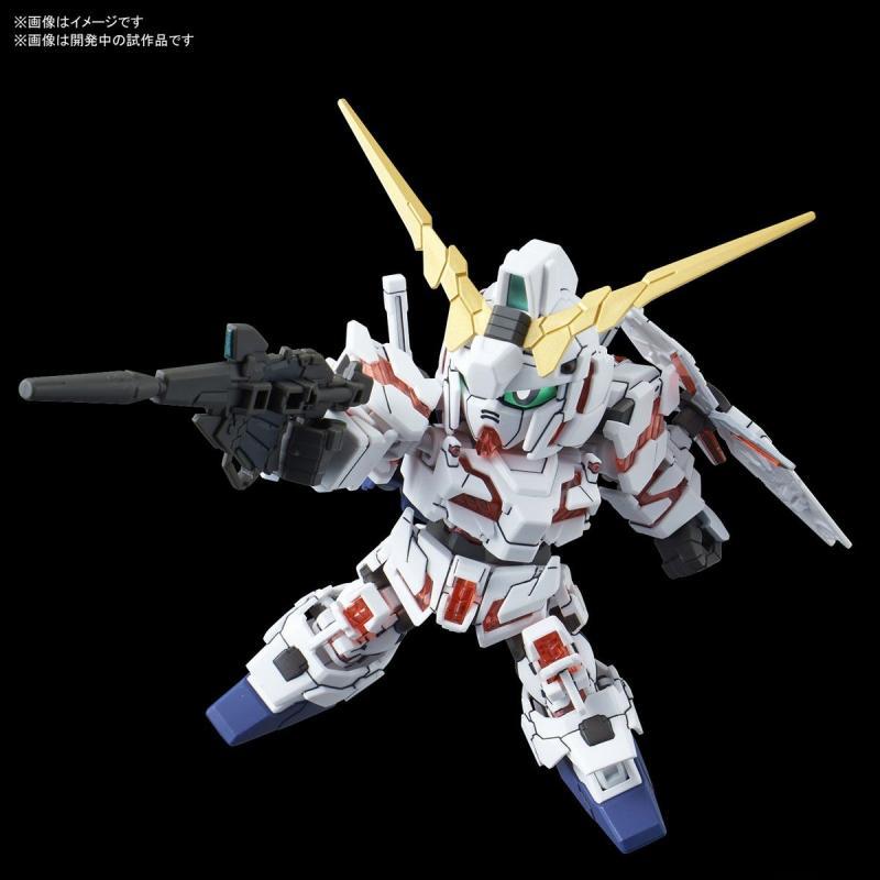 Gunpla SD Gundam Cross Silhouette Unicorn Gundam (Destroy Mode)-Bandai-Ace Cards &amp; Collectibles