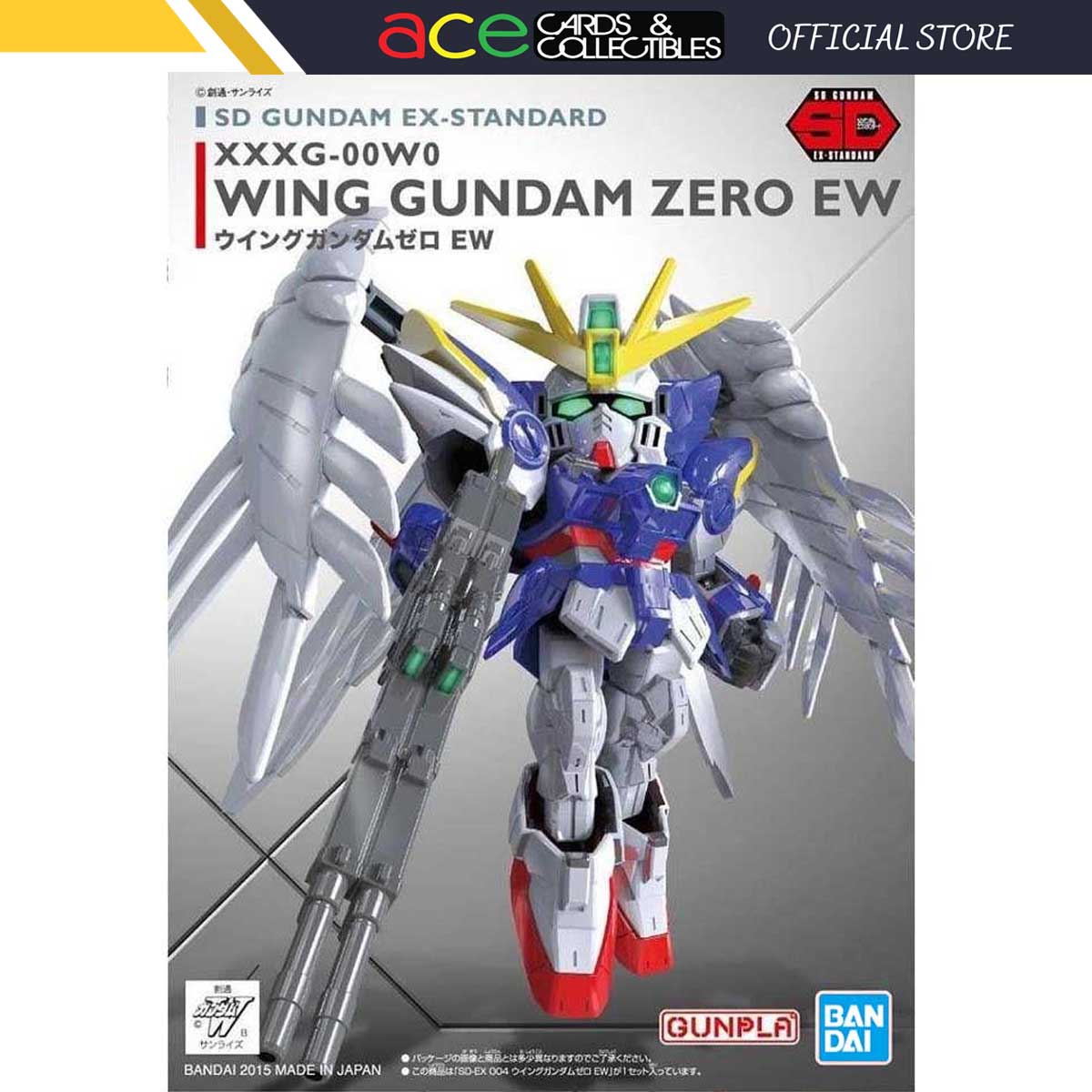 Gunpla SD Gundam EX-Standard 004 Wing Gundam Zero (EW)-Bandai-Ace Cards &amp; Collectibles